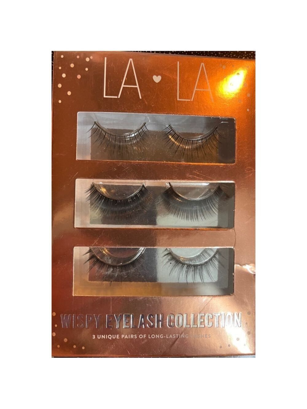 Women's LA LA Eyelashes One Size Black